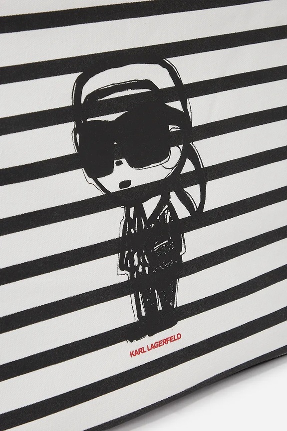 Accessori Karl Lagerfeld borsa a mano in cotone A2W50001 nero