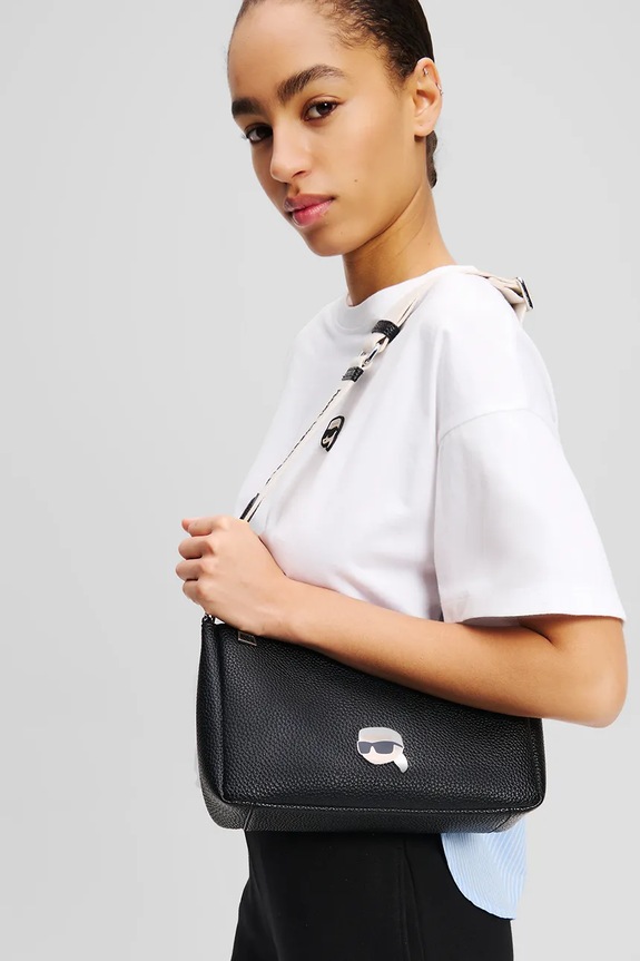 Torba Karl Lagerfeld IKON A2W30106 crna
