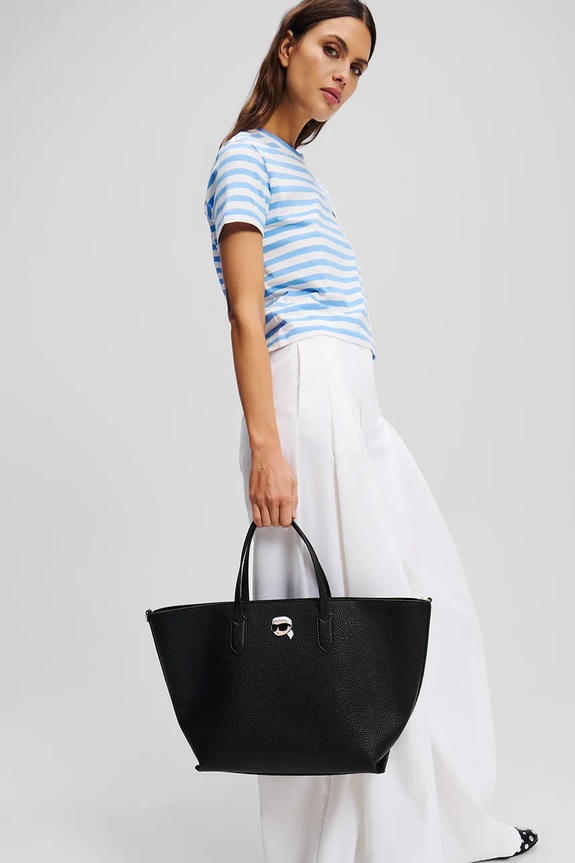 Torba Karl Lagerfeld IKON A2W30173 crna