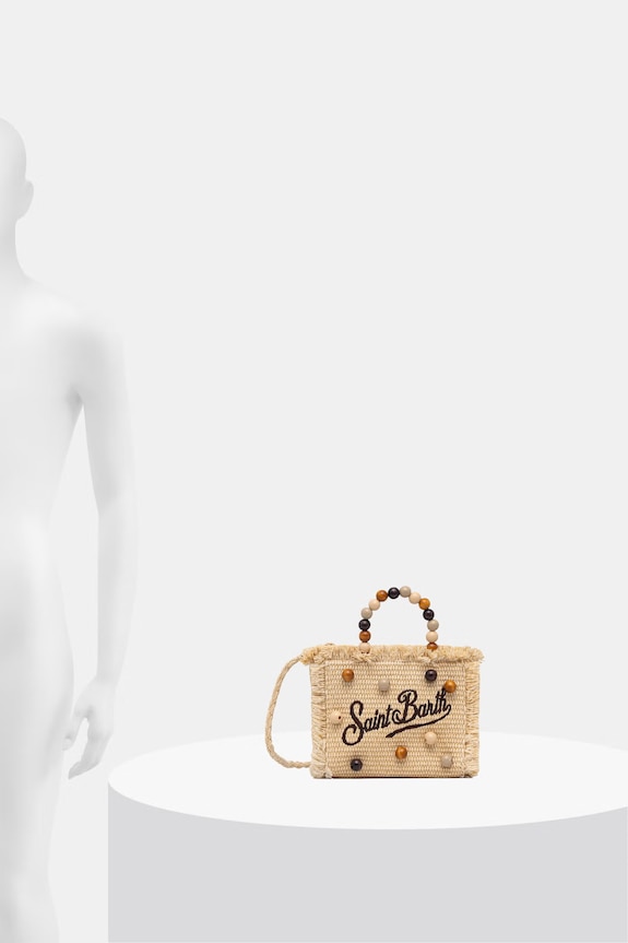 MC2 Saint Barth geantă crossbody pentru femei bej VAMI009