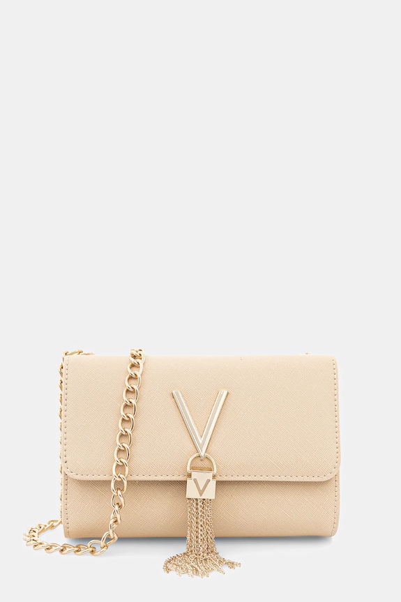 Kabelka Valentino Bags hladký béžová VBS1IJ03