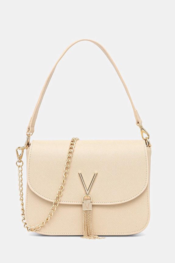 Kabelka Valentino Bags hladký béžová VBS1IJ04