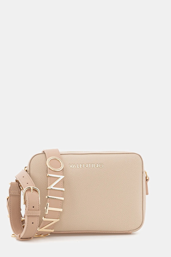 Kabelka Valentino Bags imitácia kože béžová VBS5A809