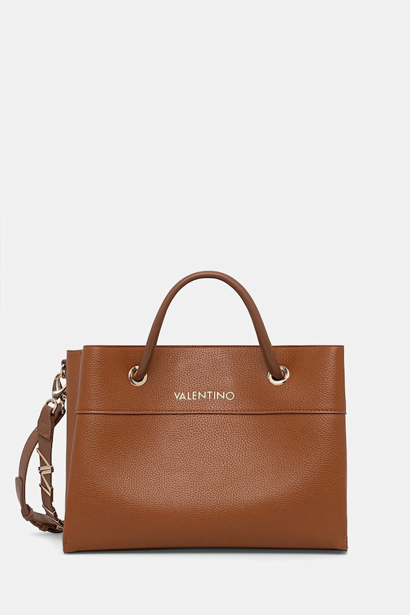 Valentino Bags torebka mieści A4 brązowy VBS5A802