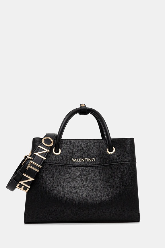 Kabelka Valentino Bags hladký černá VBS5A802