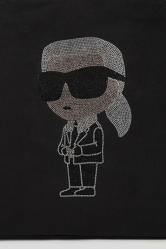 Kabelka Karl Lagerfeld IKON RHINESTONE čierna A3W50016