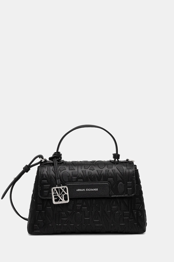 Kabelka Armani Exchange jednofarebný čierna XW001223.AF15774.NOS