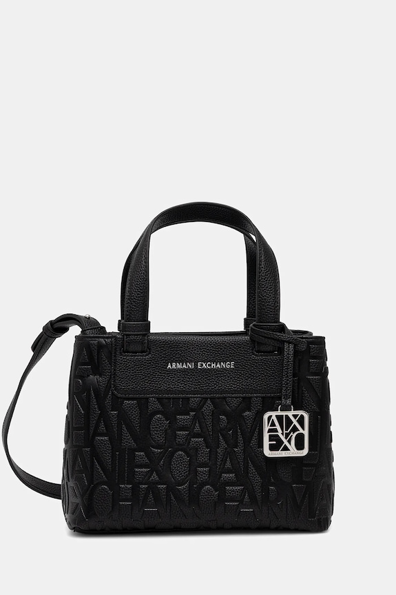Torba Armani Exchange bez uzorka crna XW001576.AF15774.NOS