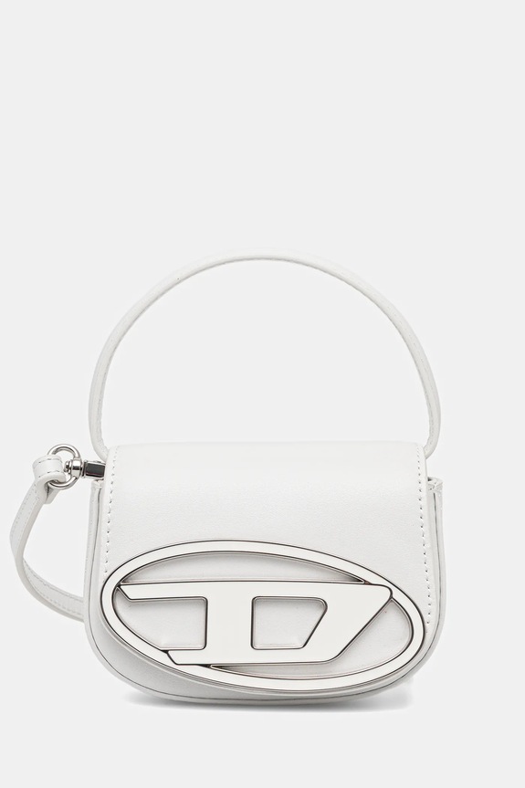 Diesel torebka skórzana 1DR 1DR nie mieści A4 biały X08709.PR818