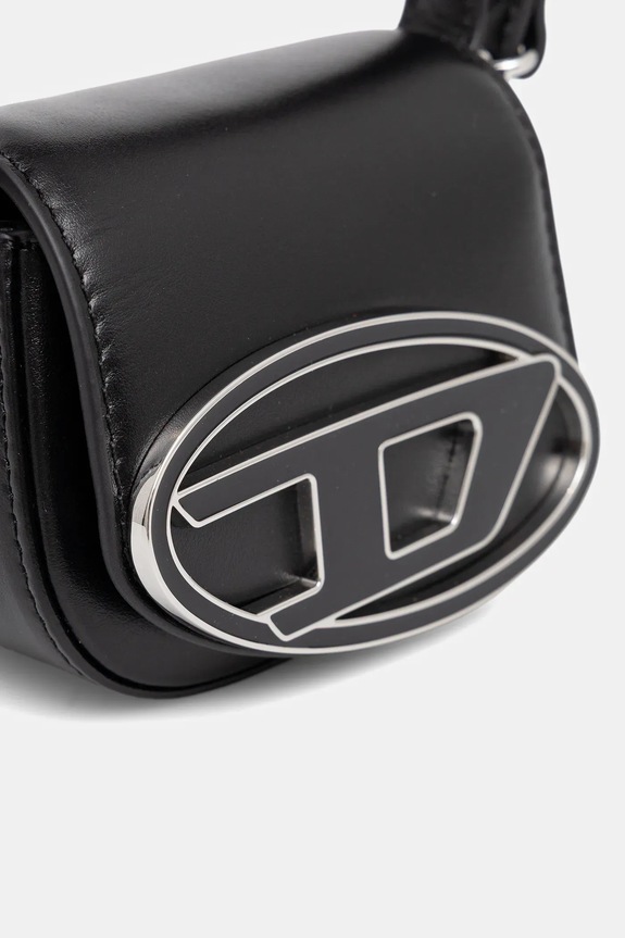 Diesel torebka skórzana 1DR 1DR czarny X08709.PR818