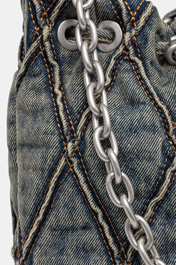 Τζιν τσάντα Diesel CHARM-D CHARM-D μπλε X10346.P5570
