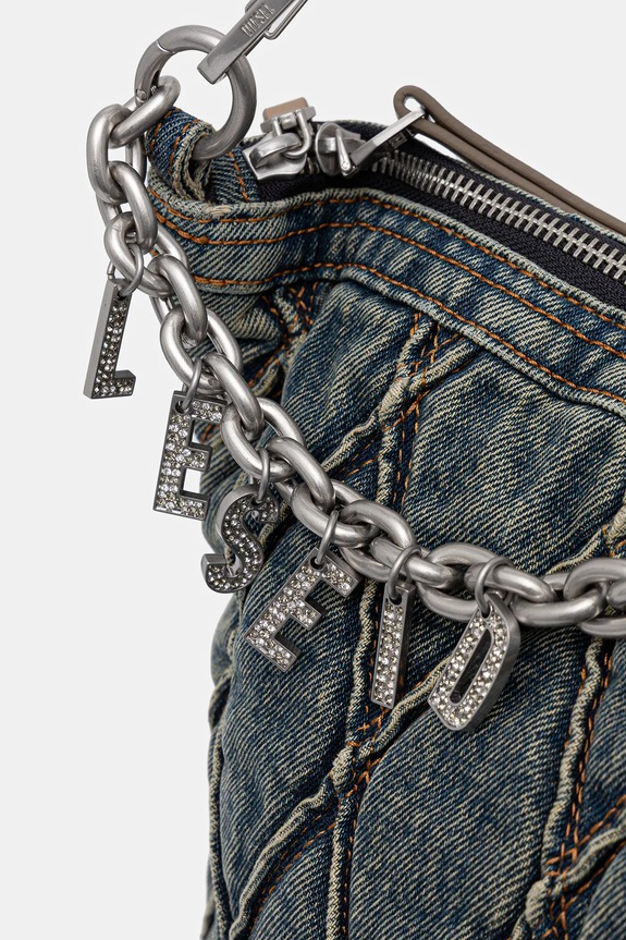 Τζιν τσάντα Diesel CHARM-D CHARM-D μπλε X10363.P5570