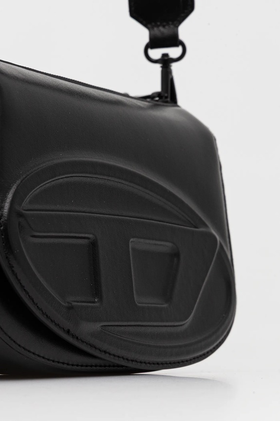 Usnjena torbica Diesel 1DR 2.0 1DR črna X10223.PR818