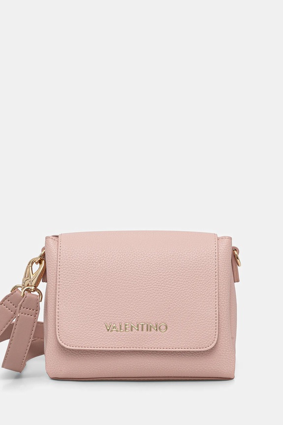 Kabelka Valentino Bags imitácia kože ružová VBS5A806