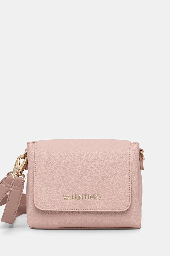 Kabelka Valentino Bags imitácia kože ružová VBS5A806