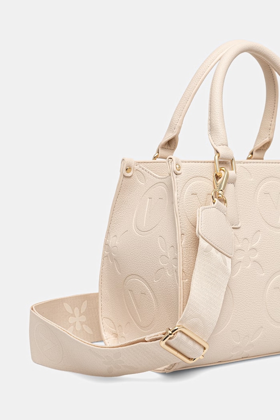Valentino Bags torebka damska z imitacji skóry SAMBA RE VBS8ZG04 beżowy AA00