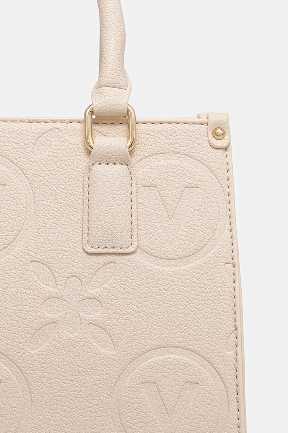Valentino Bags torebka damska z imitacji skóry SAMBA RE beżowy VBS8ZG04