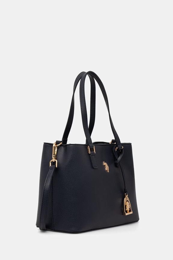 U.S. Polo Assn. tote taška dámská z imitace kůže Jones BEUJE8662WVP námořnická modř AA00