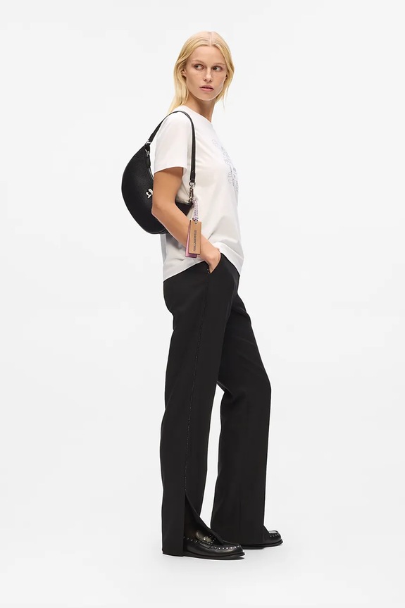 Torba Karl Lagerfeld IKON A4W30007 crna
