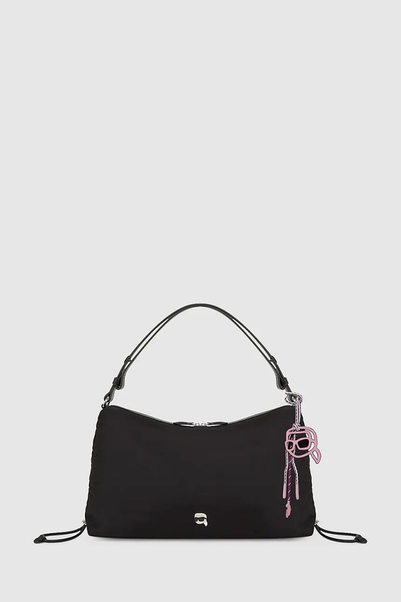Torba Karl Lagerfeld IKON remen se skida crna A4W30014