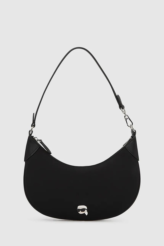 Torba Karl Lagerfeld IKON bez uzorka crna A4W30015