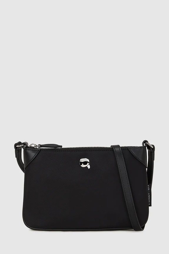 Torba Karl Lagerfeld IKON bez uzorka crna A4W32009