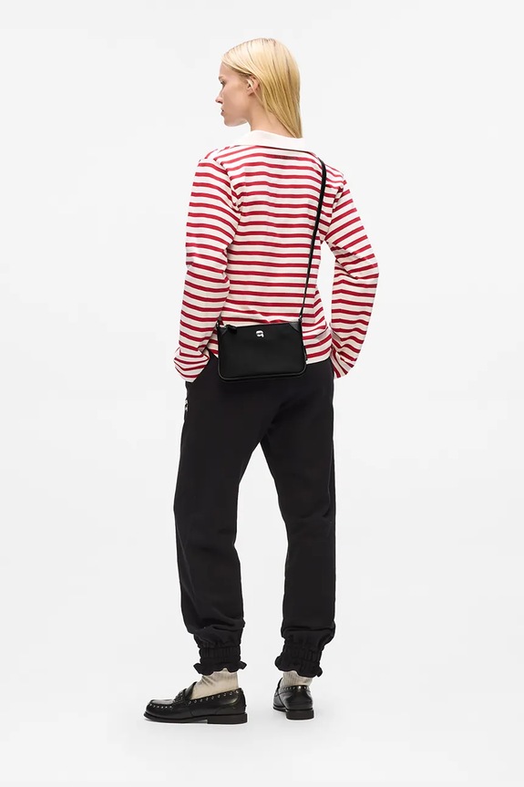 Torba Karl Lagerfeld IKON A4W32009 crna