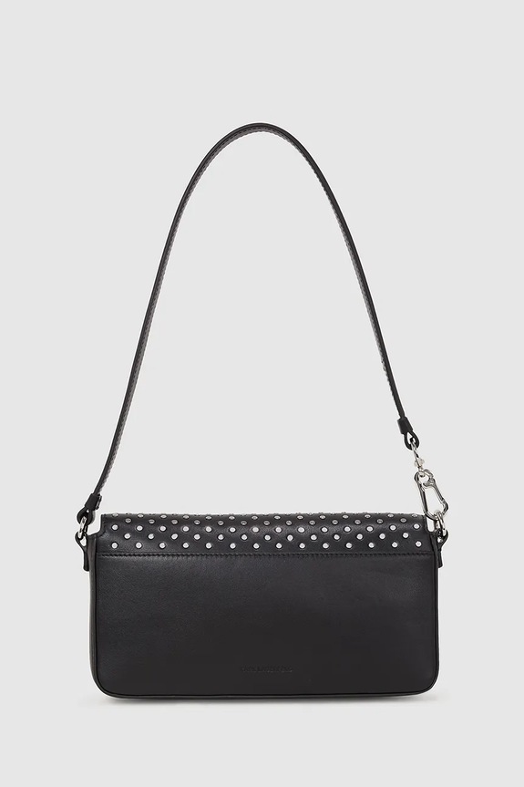 Karl Lagerfeld poșetă de piele A4W30083 negru AA00