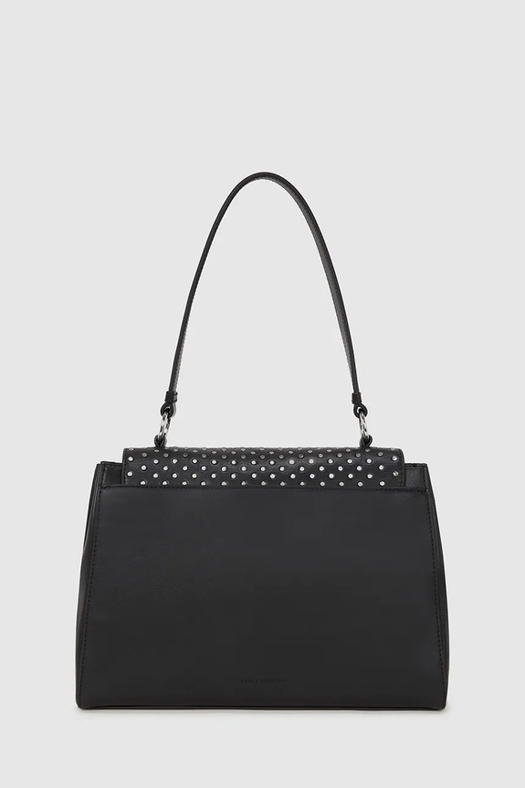 Kožna torba Karl Lagerfeld A4W30086 crna AA00