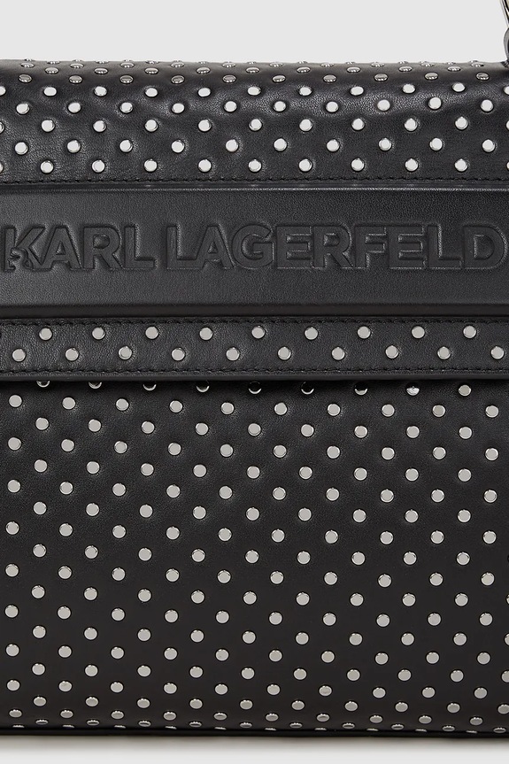 Dodaci Kožna torba Karl Lagerfeld A4W30086 crna