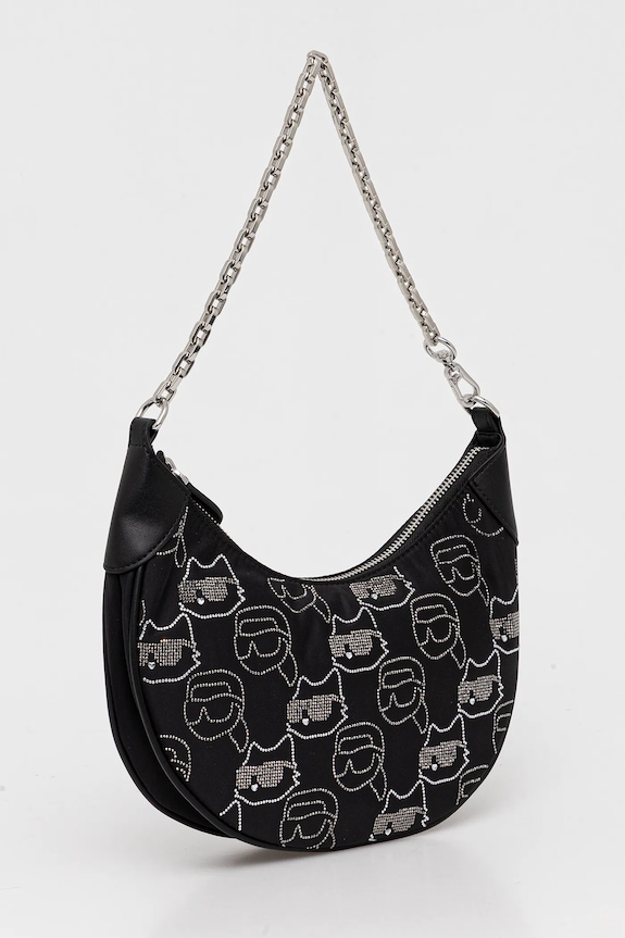 Τσάντα Karl Lagerfeld IKON A4W30253 μαύρο AA00