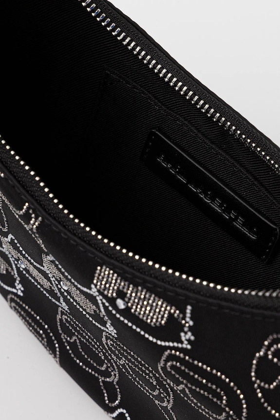 Τσάντα Karl Lagerfeld IKON A4W30253 μαύρο