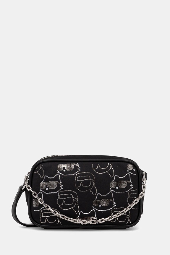 Torba Karl Lagerfeld IKON Planet friendly crna A4W30254