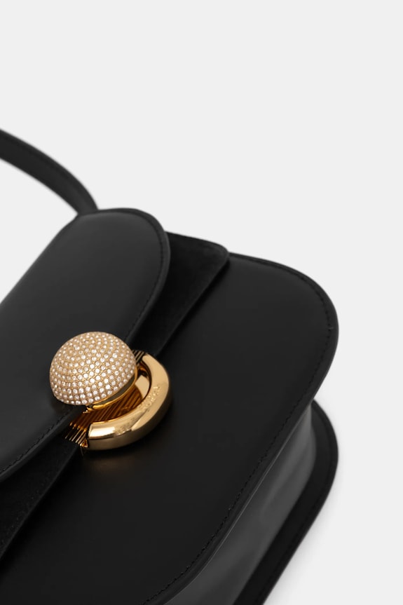 Kožená kabelka Furla čierna WB01737.BX0428.O6000