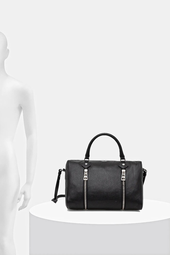ZADIG&VOLTAIRE geantă de piele SUNNY MEDIUM GRAINED LEATHER LWBA04313