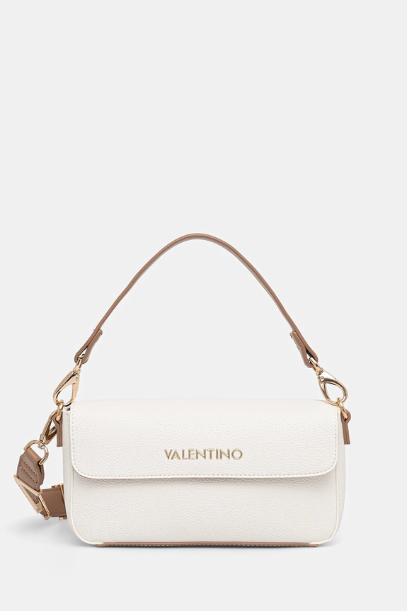 Τσάντα Valentino Bags ALEXIA απομίμηση λείου δέρματος λευκό VBS5A804