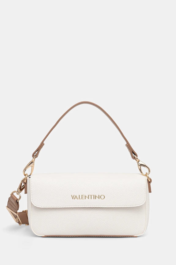 Τσάντα Valentino Bags ALEXIA απομίμηση λείου δέρματος λευκό VBS5A804