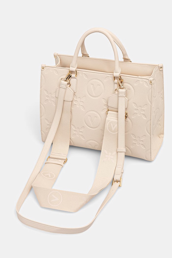 Accesorii Valentino Bags geantă shopper pentru femei, cu imitație de piele SAMBA RE VBS8ZG05 bej