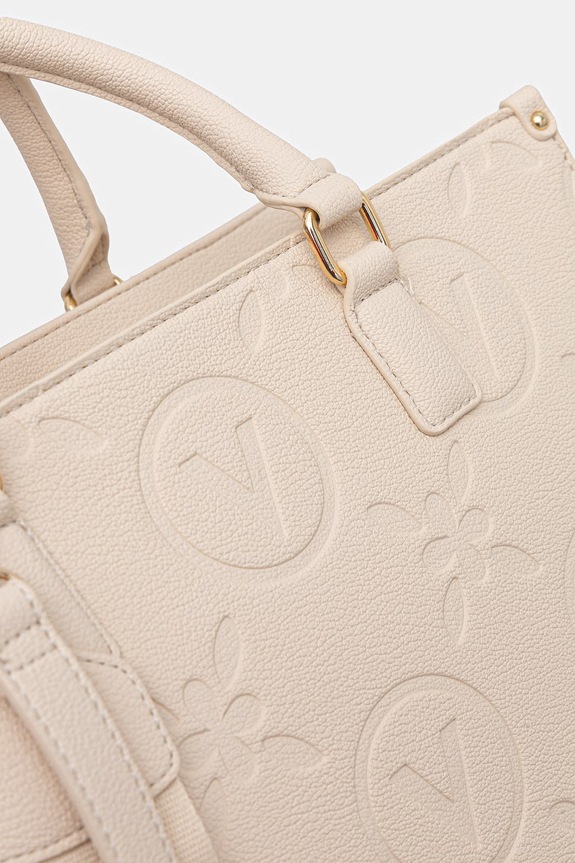 Valentino Bags geantă shopper pentru femei, cu imitație de piele SAMBA RE bej VBS8ZG05