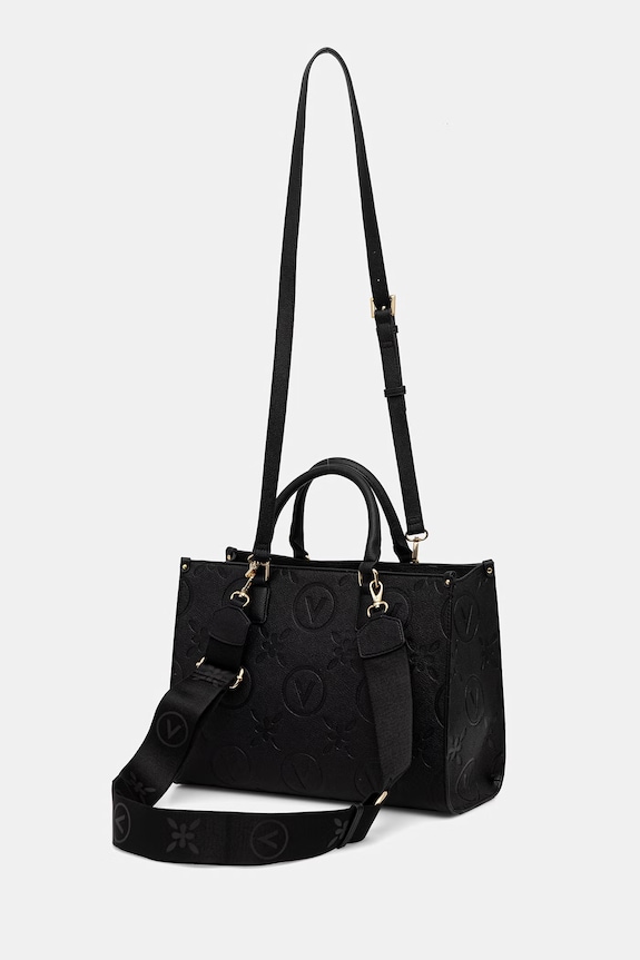 Accesorii Valentino Bags geantă shopper pentru femei, cu imitație de piele SAMBA RE VBS8ZG05 negru
