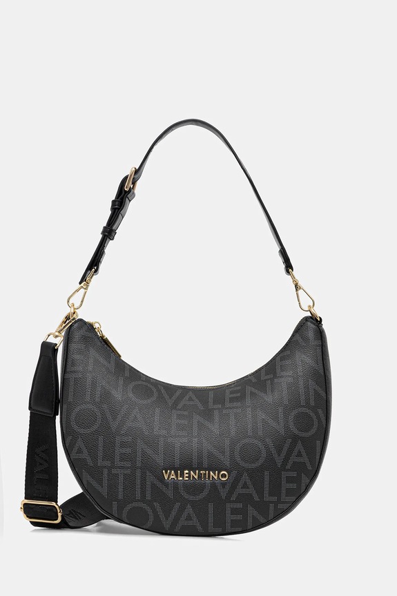 Τσάντα Valentino Bags REGINA RE απομίμηση λείου δέρματος μαύρο VBS9IS07