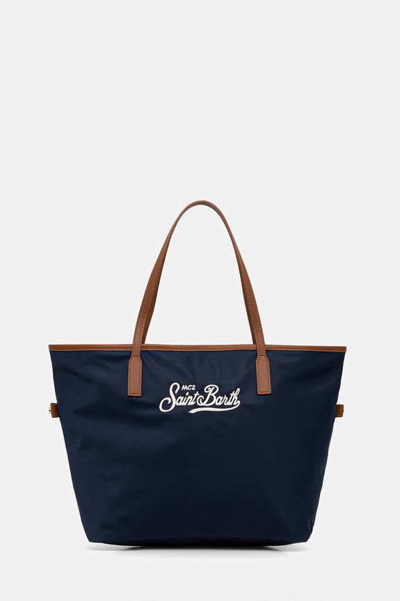 Kabelka MC2 Saint Barth nášivka tmavomodrá CB0002