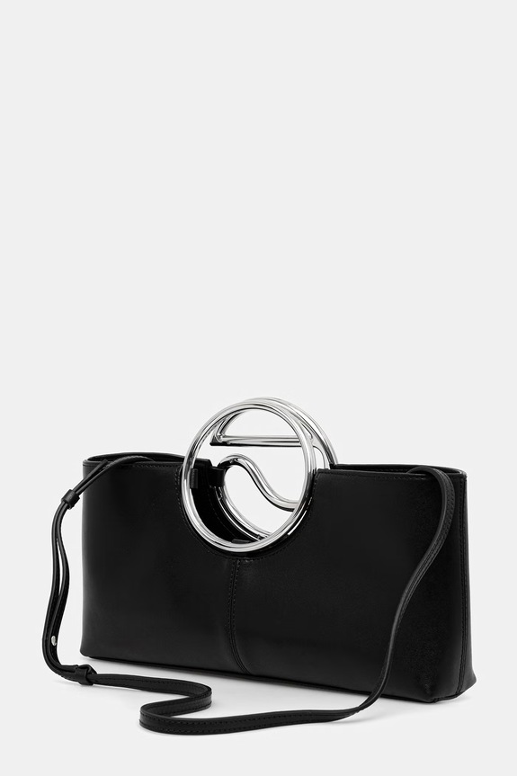 Accesorii Coperni C Clutch geantă plic feminină din piele COPBA135F6083 negru