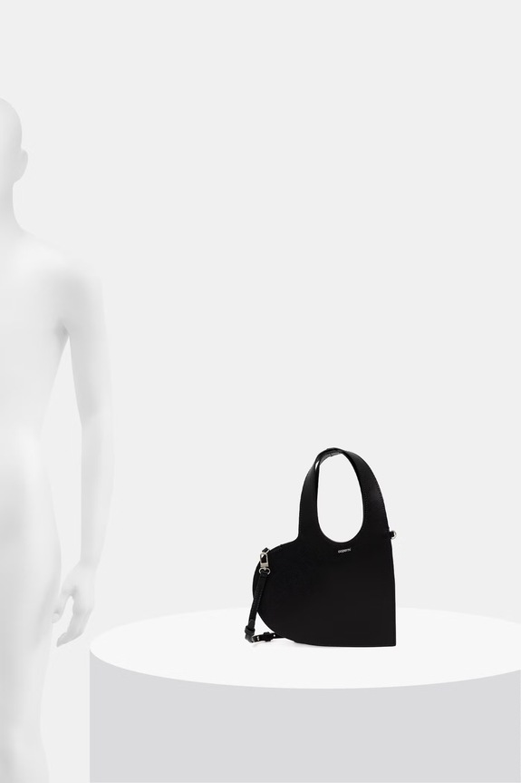 Coperni Mini Heart geantă crossbody pentru femei din piele COPBA93F6083