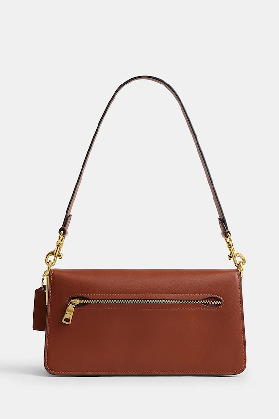 Αξεσουάρ Coach χιαστί Γυναικεία δέρμα Tabby 26 in Soft Grain Leather CCX04 πορτοκαλί