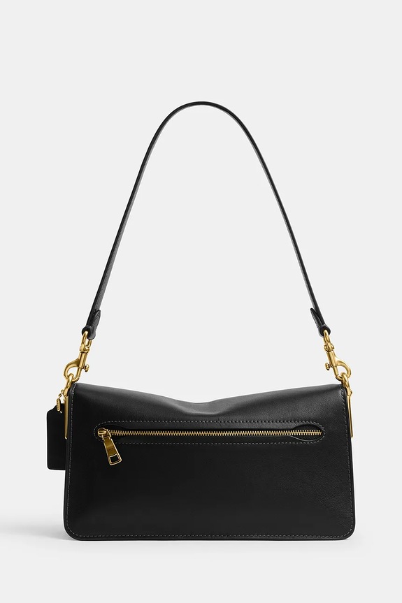 Αξεσουάρ Coach χιαστί γυναικεία δέρμα Tabby 26 in Soft Grain Leather CCX04 μαύρο