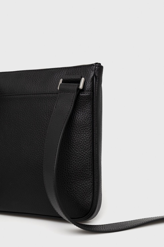 Emporio Armani bőr oldaltáska Y4M252.Y068E.NOS fekete AA00