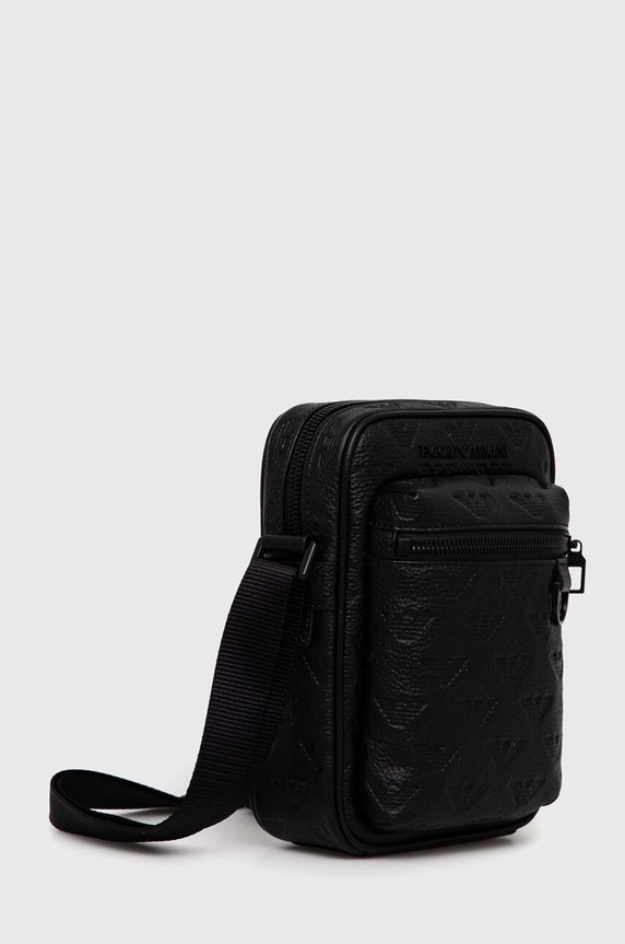 Emporio Armani bőr oldaltáska Y4M365.Y142V.NOS fekete AA00