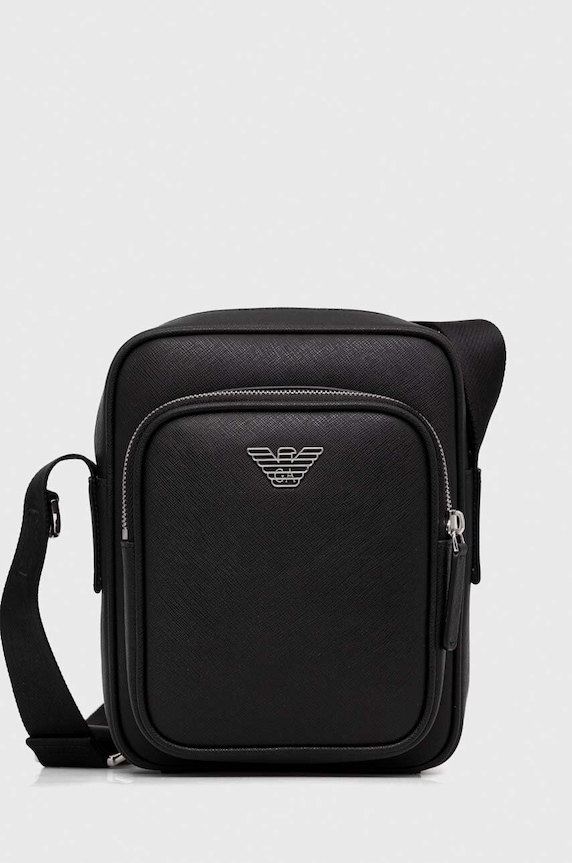 Torbica za okoli pasu Emporio Armani Ne ustreza A4 črna Y4M387.Y138E.NOS