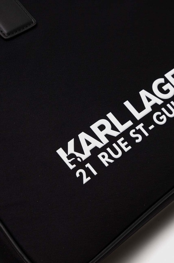 Karl Lagerfeld táska 36 x 28 x 7 cm fekete 241M3053